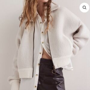 Free People Cream Cardigan Sweater